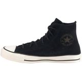 Sneakers All Star Hi Fashion Suede & Leather CONVERSE. Leer materiaal. Maten 37. Zwart kleur