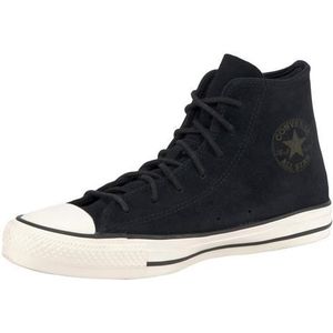 Sneakers All Star Hi Fashion Suede & Leather CONVERSE. Leer materiaal. Maten 36. Zwart kleur