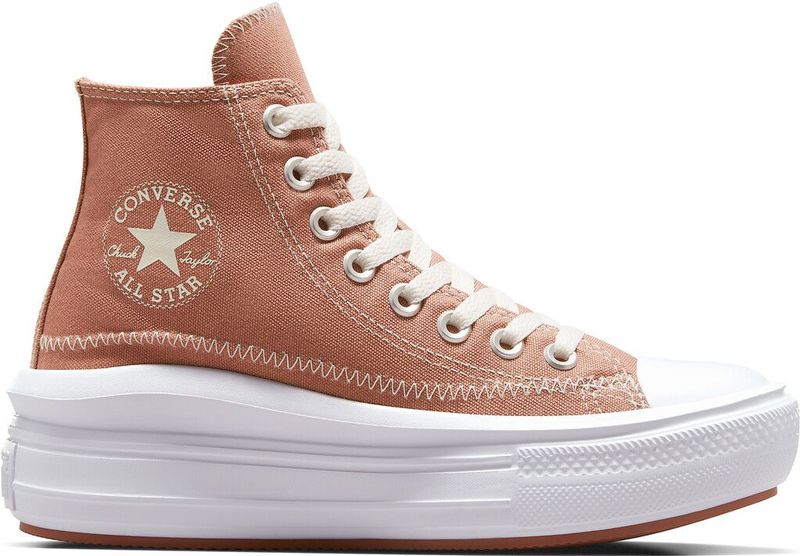 Converse - Chuck Taylor All Star Move - Damestrainers - Hoge Schoen - Synthetisch Leer