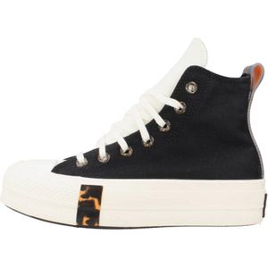 Converse Chuck Taylor All Star Lift Platform Tortoised Hoge sneakers - Dames - Zwart - Maat 36,5
