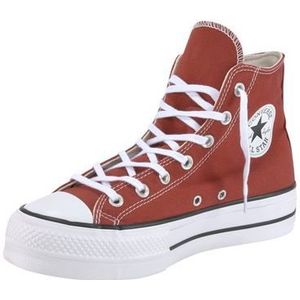 Converse Chuck Taylor All Star Lift Platform Seasonal Color Sneakers voor dames, Ritual Red White Black, 37.5 EU