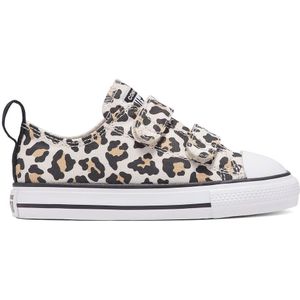 Sneakers All Star 2V Leopard Love CONVERSE. Canvas materiaal. Maten 18. Beige kleur