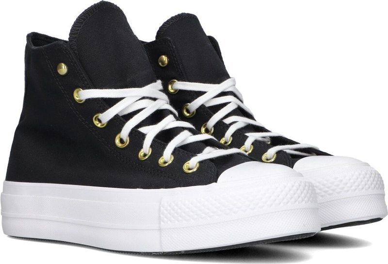 Converse Chuck Taylor All Star Lift Platform Sneakers - Dames - Zwart