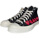 Converse Converse x Comme des Garçons PLAY Chuck 70 Multi Heart in Black/Red/Egret, Maat EU 44