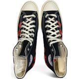 Converse Converse x Comme des Garçons PLAY Chuck 70 Multi Heart in Black/Red/Egret, Maat EU 44