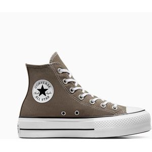 Sneakers All Star Lift Seasonal Color CONVERSE. Canvas materiaal. Maten 38. Grijs kleur