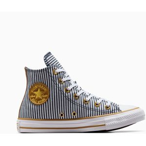 Converse, Schoenen, Dames, Veelkleurig, 39 EU, Gestreepte hoge sneakers Herringbone stijl