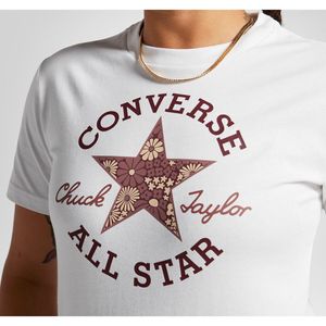 Converse T-Shirt WOMEN'S CONVERSE FLORAL PATCH T-SHIRT