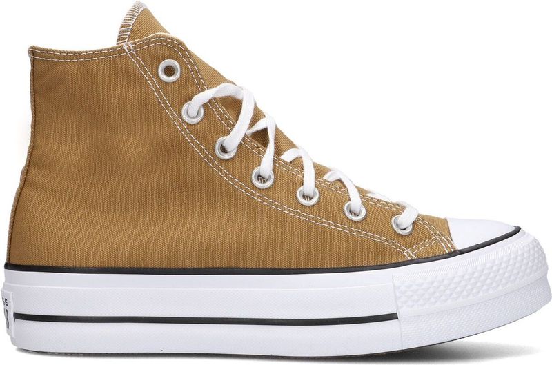 Sneakers All Star Lift Seasonal Color CONVERSE. Canvas materiaal. Maten 39. Kastanje kleur