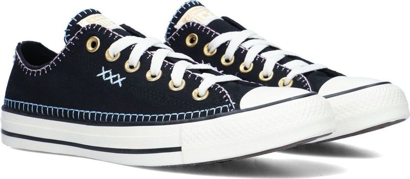Converse Chuck Taylor All Star Crafted Stitching Sneakers - Dames - Zwart