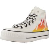 Converse - Chuck Taylor All Star Lift Platform Flames - Slippers - Wit