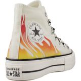 Converse - Chuck Taylor All Star Lift Platform Flames - Slippers - Wit
