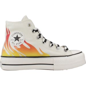 Converse - Chuck Taylor All Star Lift Platform Flames - Slippers - Wit