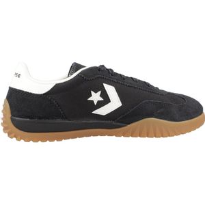 Sneakers - Gevoerd - Leer/Mesh/Suède - Ronde Neus - Gewatteerde Rand