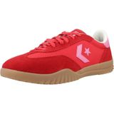 Sneakers - Leer - Suède - Contrasterende Inserts - Versterkte Hak