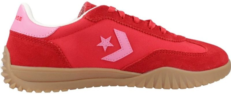 Sneakers - Leer - Suède - Contrasterende Inserts - Versterkte Hak