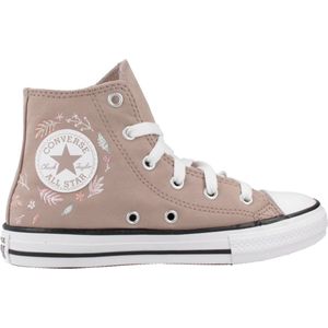 Sneakers - Bloemenprint - Textiel - Snoersluiting - Platte Hak