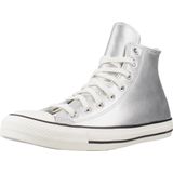 Converse Chuck Taylor All Star Hi Sneakers - Leren Sneaker - Dames - Zilver