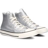 Converse Chuck Taylor All Star Hi Sneakers - Leren Sneaker - Dames - Zilver