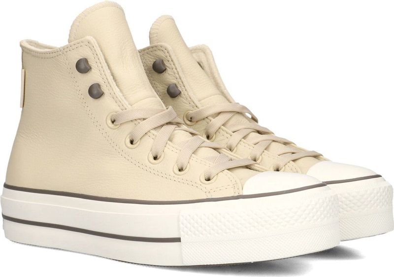 Converse - Chuck Taylor All Star Lift - Sportschoenen - Zwart - Canvas/Suède