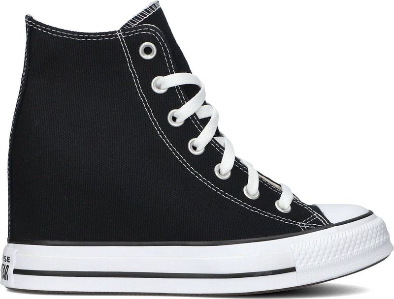 Converse - Chuck Taylor All Star Wedge Hi - Sneakers - Zwart