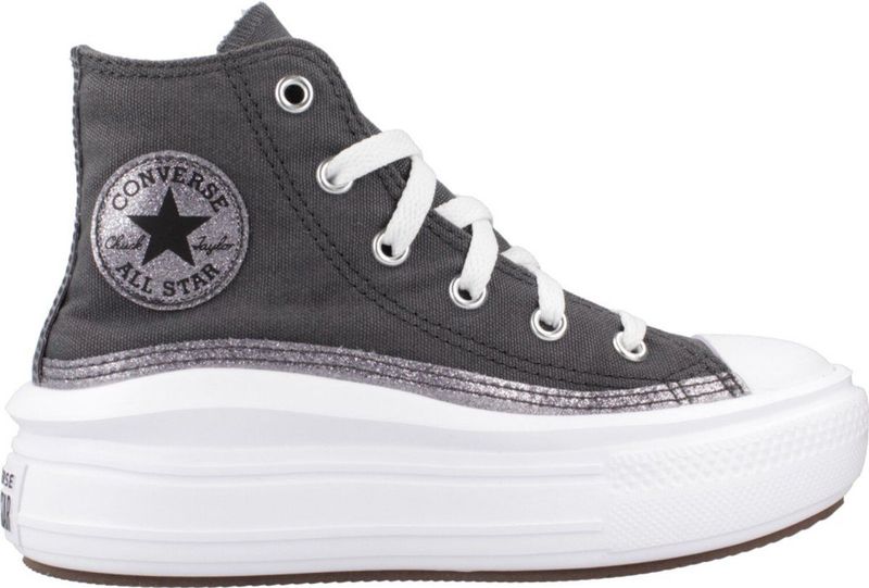 Converse - CHUCK TAYLOR ALL STAR MOVE GLITTER - Sneakers - DARK MATTER/Black/White