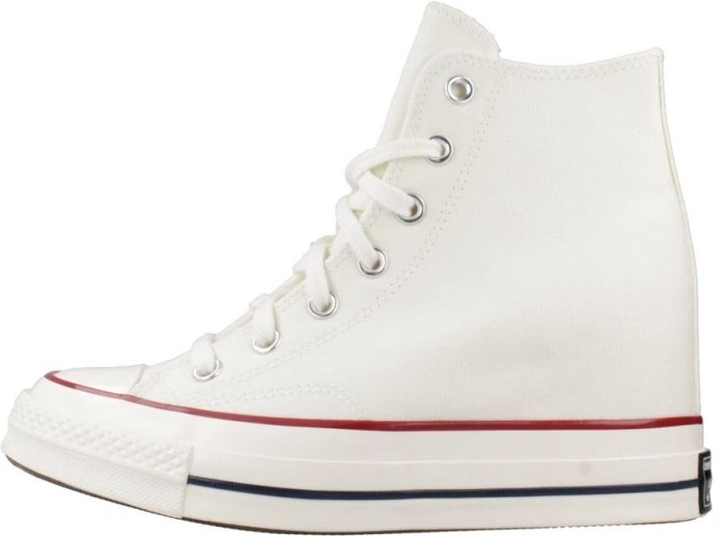 Converse Chuck 70 Wedge Platform - Sportschoenen - Egret/Black/Red