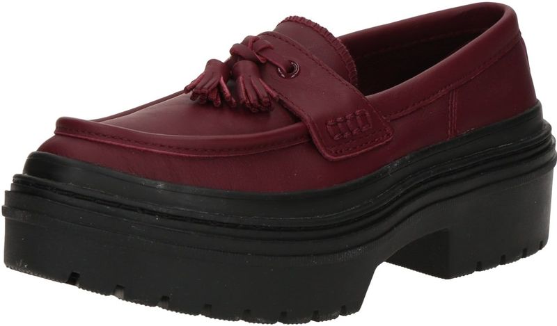 Converse Chuck Taylor All Star Lugged Heel Loafer Platform Leather voor Vrouwen in Deep Bordeaux/Deep Bordeaux, Maat EU 41.5