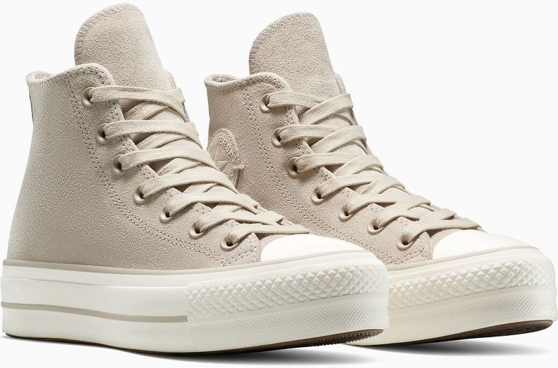 Converse - CHUCK TAYLOR ALL STAR LIFT PLATFORM SUEDE - Sneakers - Beige