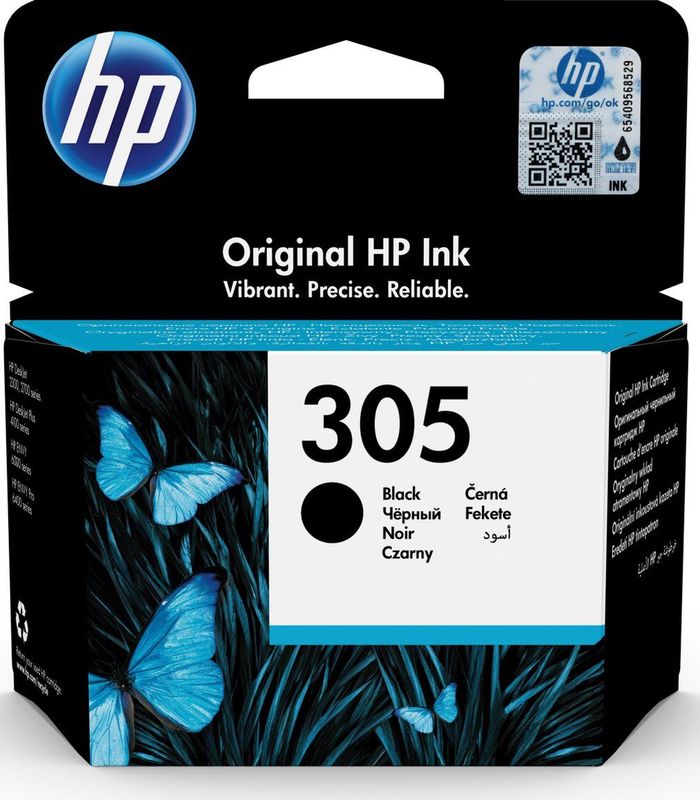 HP - 305 Inktcartridge - Zwart - Origineel - 2,2 ml