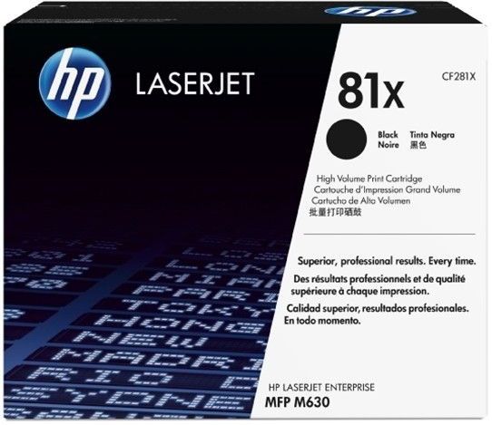 HP 81X (CF281X) toner zwart hoge capaciteit (origineel)
