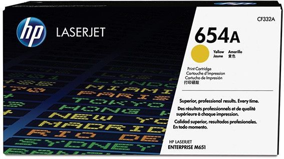 HP 654A (CF332A) toner geel (origineel)