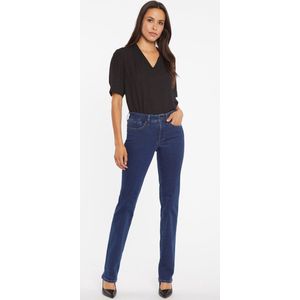 NYDJ Marilyn Straight Jeans Mediumblauw Premium Denim
