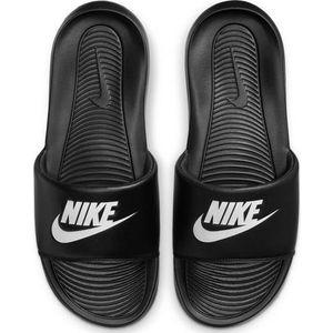 Nike Victori One Slipper voor heren - Black/Black/White- Heren, Black/Black/White