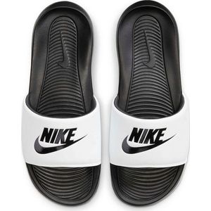 Nike Victori One Slide Sandal voor heren, Black Black White, 49.5 EU