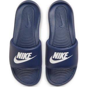 Nike Victori One Slippers Donkerblauw Wit