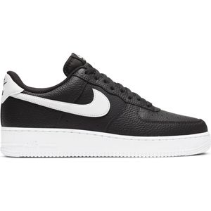 Nike - Air Force - Heren Schoenen - Zwart - Leer