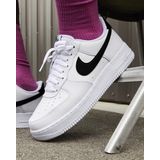 Nike - Air Force 1 '07 - Basketbalschoenen - Zwart - Leer