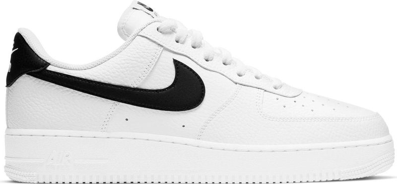 Nike - Air Force 1 '07 - Basketbalschoenen - Zwart - Leer