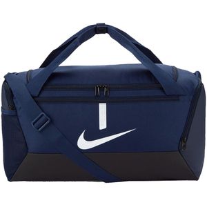 Nike uniseks sporttas - volwassen academy team voetbal - navy - zwart/wit - misc