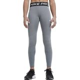 Nike Pro Legging - Carbon Heather - Polyweefsel - Dri-FIT Technologie