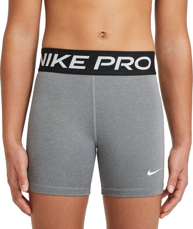 Nike - Pro 3"-Short - Sportbroek - Carbon Heather - Polymateriaal