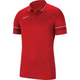 Nike Nike Dri-FIT Academy Sportpolo - Mannen - rood - donkerrood - wit