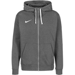 Nike - Park 20 Fleece Hoodie - Donkergrijs - Fleece - Geribbelde Boorden