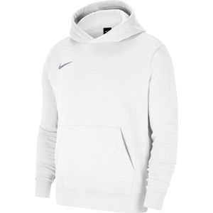 Nike - Park 20 Fleece Hoodie - Wit - Fleece - Capuchon - Kangoeroezak