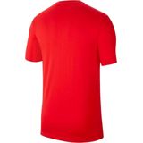 Nike T-shirt - Unisex - rood wit 116 128