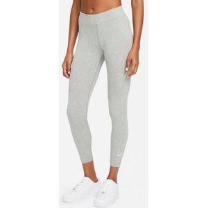 Nike, Broeken, Dames, Grijs, M, Essentiële Leggings