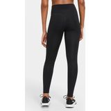 Nike - One Mid Rise - Dames Tight - Zwart - Polyester