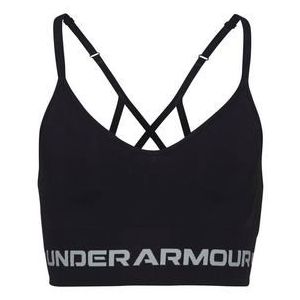 Under Armour UA Seamless Low Long Bra Dames Sportbeha - Zwart - Maat M