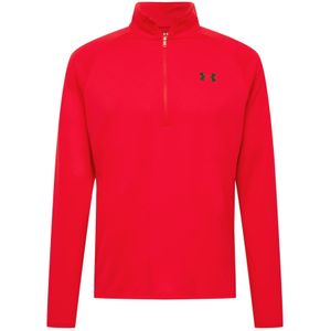 Under Armour UA Tech 2 0 Zip Heren Sportshirt - Rood